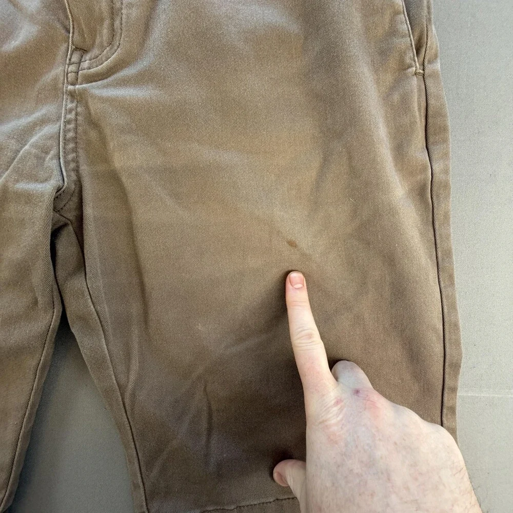 Volcom Chino Shorts Mens 32 Brown Cotton Polyester Spandex 10 Inseam Stretch